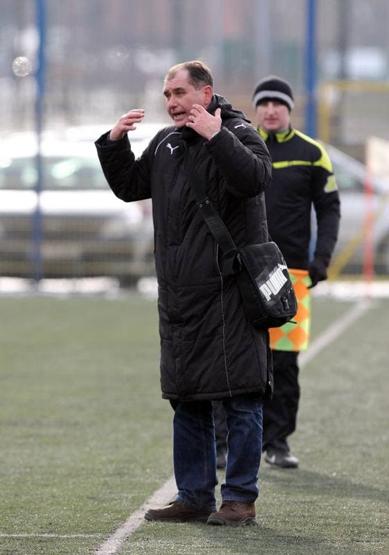Football. Sparing. GKS Tychy - Puszcza Niepolomice. 09.02.2013