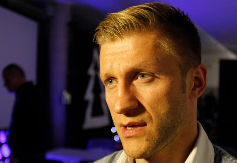 Football. Mateusz Hajto. Press Conference. 22.12.2013