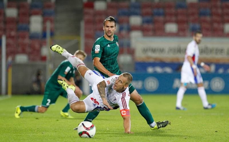 Football. PKO BP Ekstraklasa. Gornik Zabrze - Slask Wroclaw. 18.09.2015