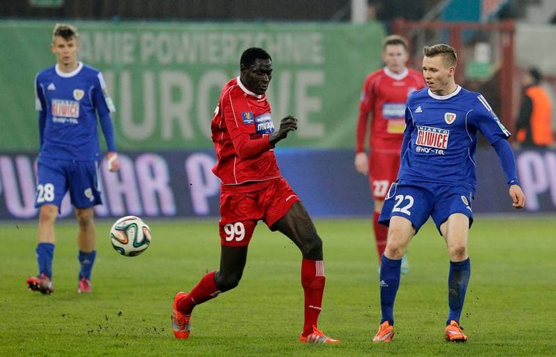 Football. Polish Cup. Piast Gliwice - Podbeskidzie Bielsko Biala. 04.03.2015