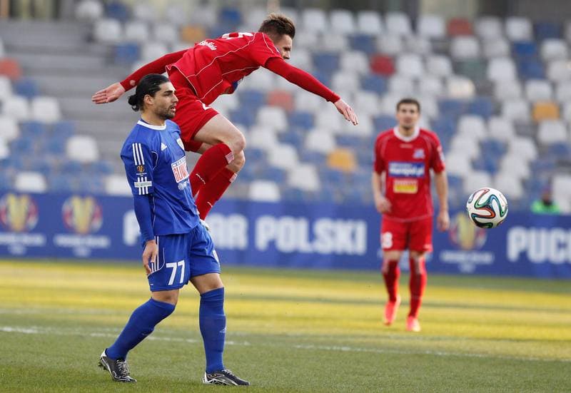 Football. T-Mobile Ekstraklasa. Podbeskidzie Bielsko Biala - Piast Gliwice. 27.09.2013