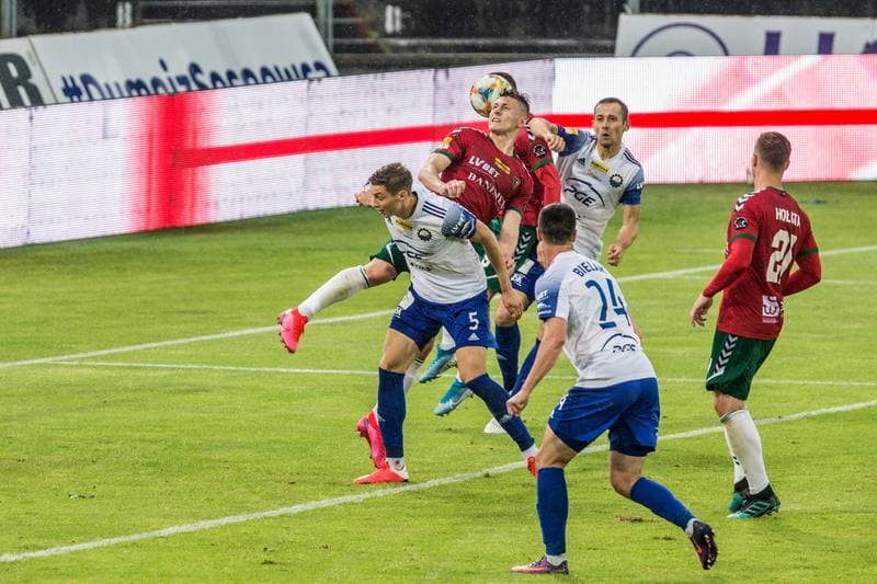 Football. Fortuna I Liga. Zaglebie Sosnowiec - Stal Mielec. 17.07.2020