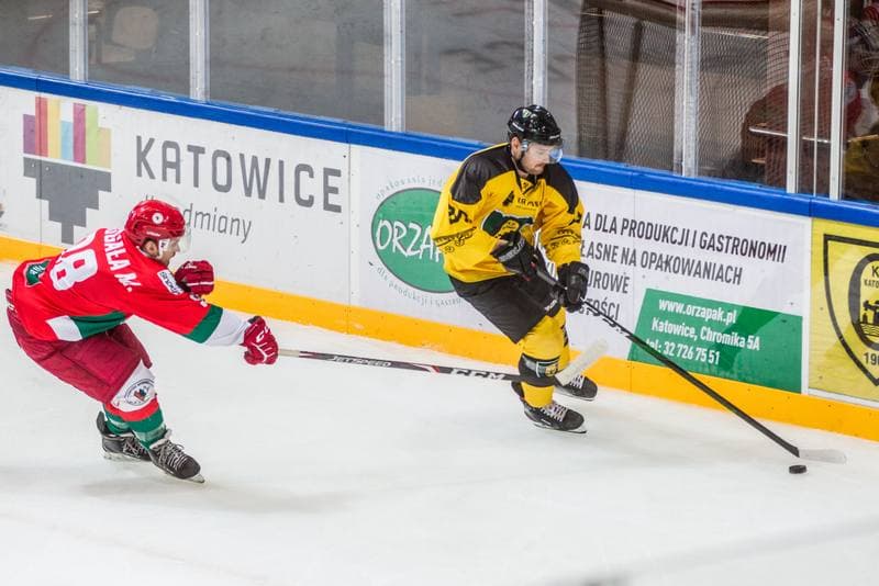 Ice Hockey. Polska Hokej Liga. GKS Katowice - Zaglebie Sosnowiec. 28.10.2020