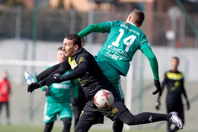 Football. Sparing. GKS Katowice - Radomiak Radom. 03.03.2018