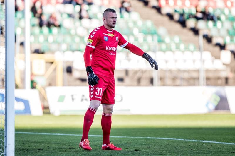 Football. Fortuna I Liga. Sandecja Nowy Sacz - Zaglebie Sosnowiec. 31.10.2021