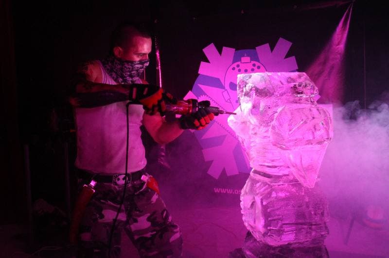 Ice Sculpture Show. Katowice. 12.09.2013
