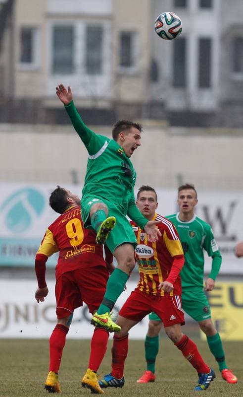 Football. I Liga. Chojniczanka Chojnice - GKS Katowice. 21.03.2015
