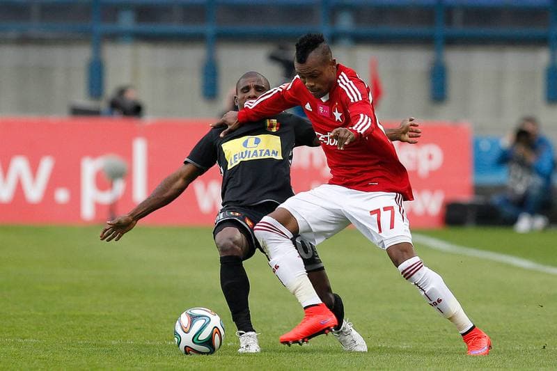 Football. T-Mobile Ekstraklasa. Wisla Krakow - Korona Kielce. 26.04.2015