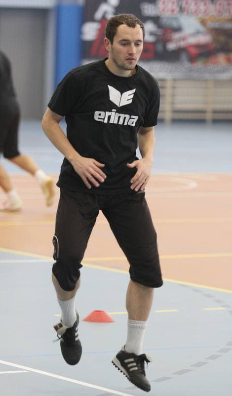 Football. Ruch Radzionkow. Training. 05.01.2011