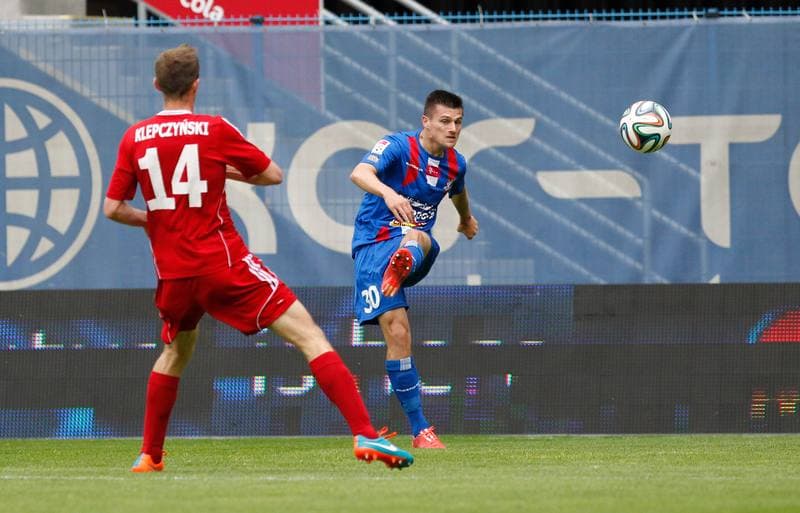 Football. Polish Cup. Piast Gliwice - Podbeskidzie Bielsko Biala. 04.03.2015