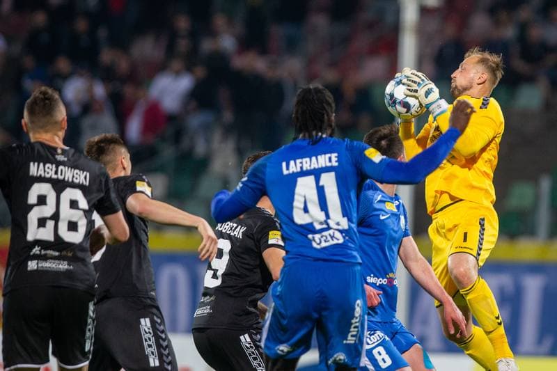Football. Fortuna I Liga. Zaglebie Sosnowiec - Stomil Olsztyn. 14.05.2022