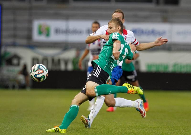 Football. T-Mobile Ekstraklasa. Podbeskidzie Bielsko Biala - GKS Belchatow. 18.08.2014