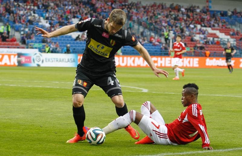 Football. T-Mobile Ekstraklasa. Wisla Krakow - Korona Kielce. 26.04.2015