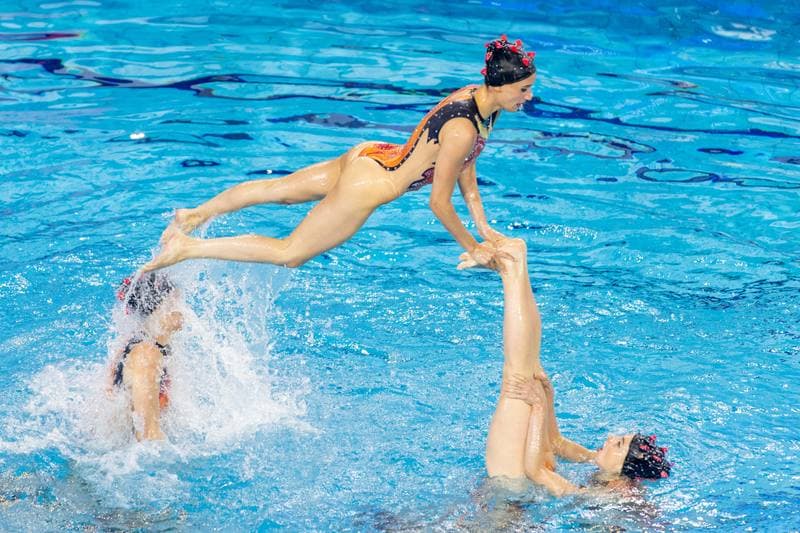 Artistic Swimming. European Games. Team Acrobatic Routine. 24.06.2023