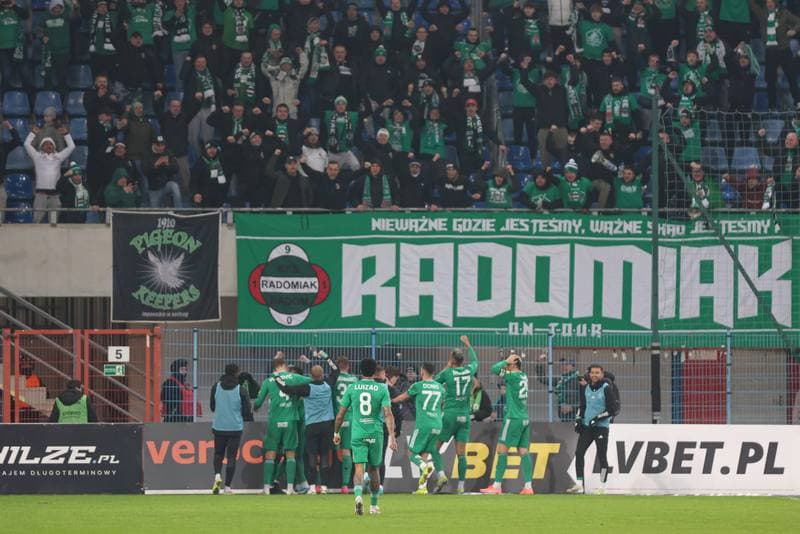 Football. PKO BP Ekstraklasa. Piast Gliwice - Radomiak Radom. 08.03.2024