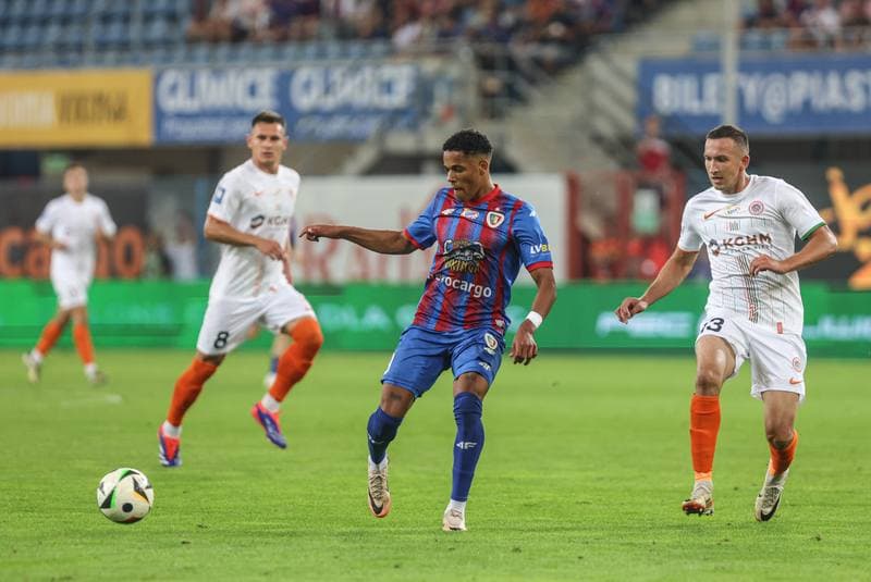 Football. PKO BP Ekstraklasa. Piast Gliwice - Zaglebie Lubin. 24.08.2024