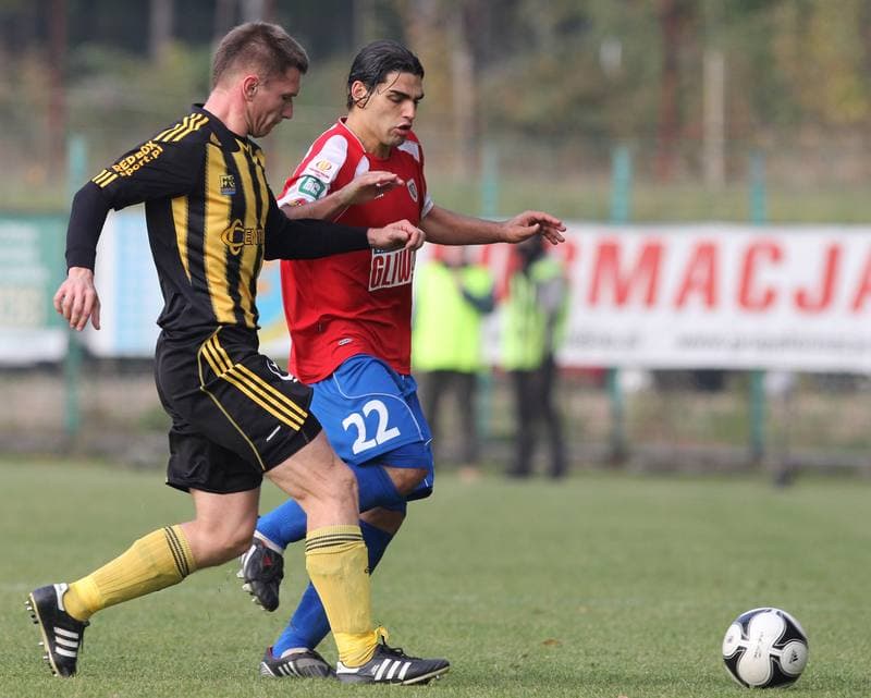 Football. I liga. GKS Katowice - Piast Gliwice. 23.10.2011