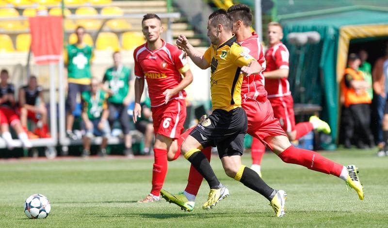 Football. I Liga. GKS Katowice - Widzew Lodz. 02.08.2014