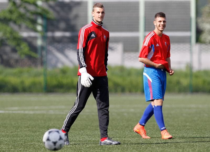 Football. Gornik Zabrze. Press Conference. 08.05.2015