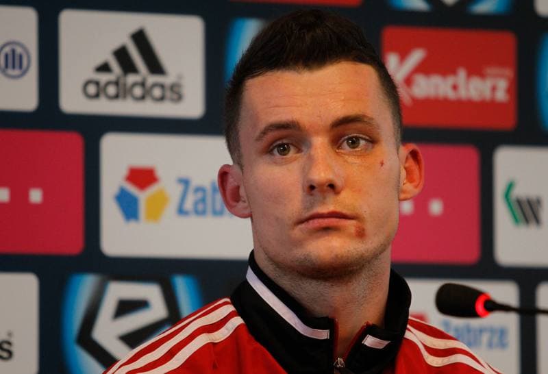 Football. Gornik Zabrze. Press Conference. 22.11.2013