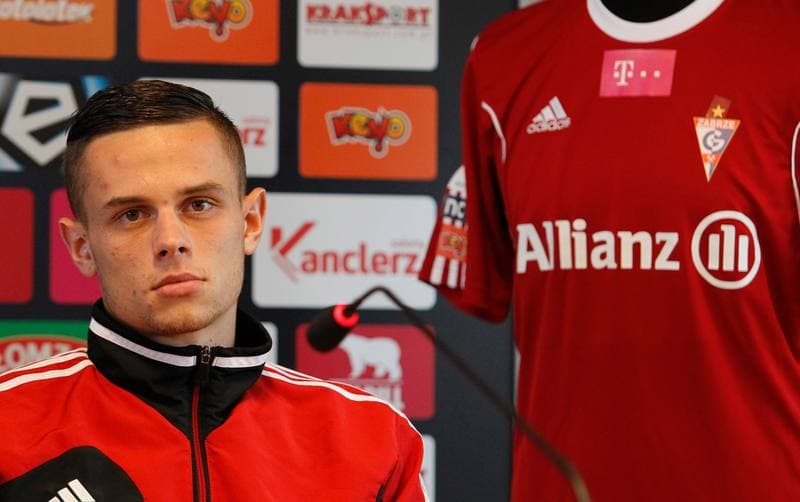 Football. Gornik Zabrze. Press Conference. 12.09.2014