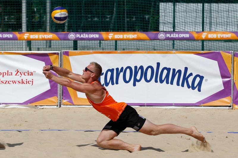 Beach Volleyball. Plaza Open 2016. Bartlomiej Kiernoz - Michal Kaczmarek. 10.07.2016