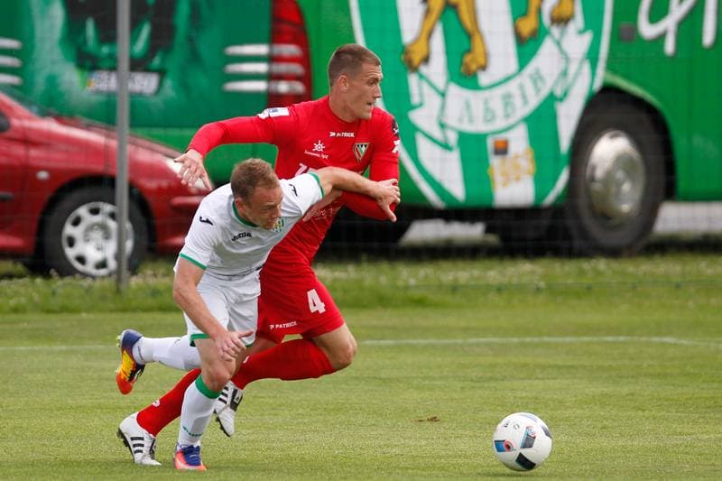 Football. Sparing. Zaglebie Sosnowiec - Karpaty Lwow. 01.07.2017