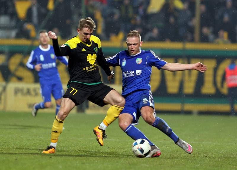 Football. I Liga. Miedz Legnica - GKS Katowice. 25.03.2016