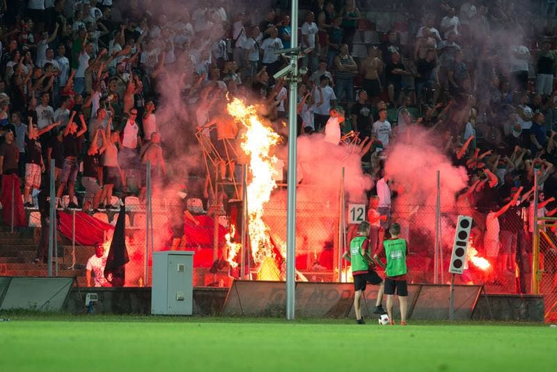 Football. Polish Cup. Zaglebie Sosnowiec - Korona Kielce. 10.08.2017