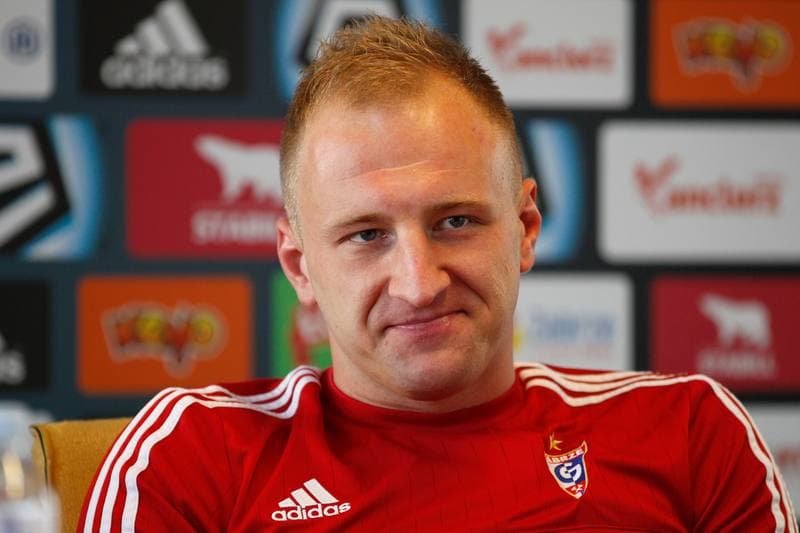 Football. Gornik Zabrze. Press Conference. 09.05.2016