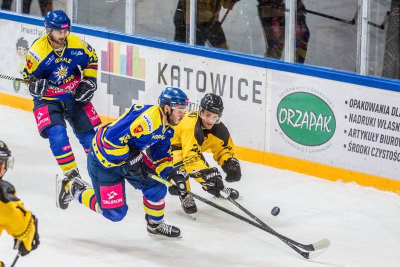 Ice Hockey. Polska Hokej Liga. GKS Katowice - Tauron Podhale Nowy Targ. 10.11.2020