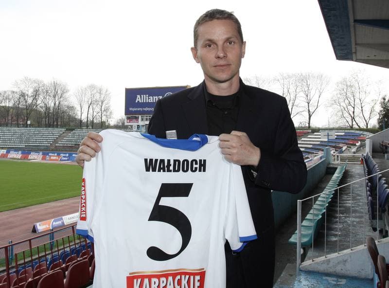 Football. Gornik Zabrze. Press Conference. 19.04.2010
