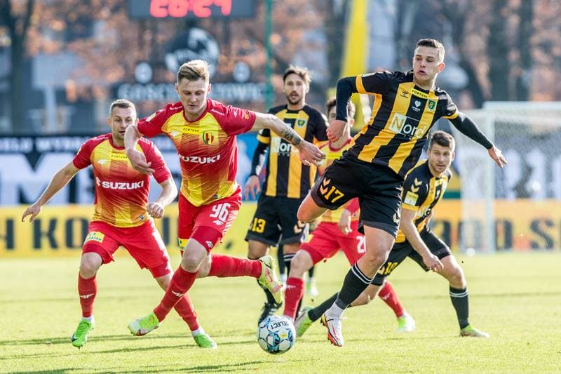 Football. Fortuna I Liga. GKS Katowice - Korona Kielce. 06.11.2021