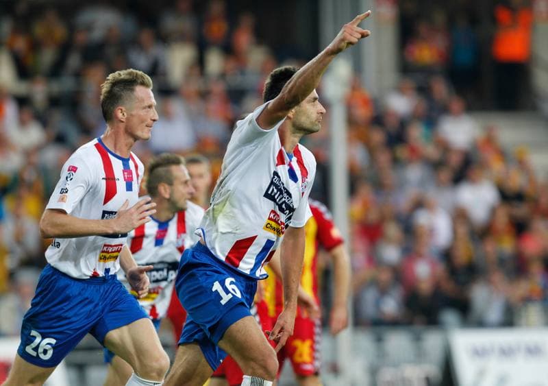 Football. T-Mobile Ekstraklasa. Korona Kielce - Podbeskidzie Bielsko Biala. 15.09.2014