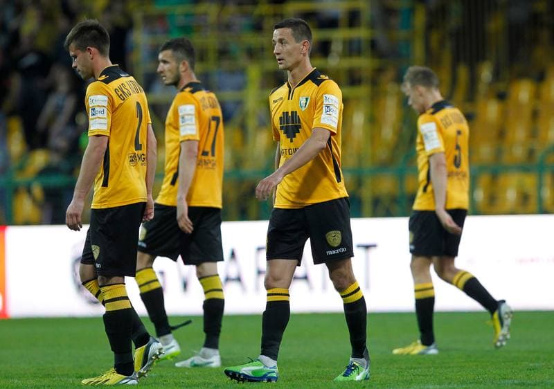 Football. I Liga. GKS Katowice - Zaglebie Lubin. 25.04.2015