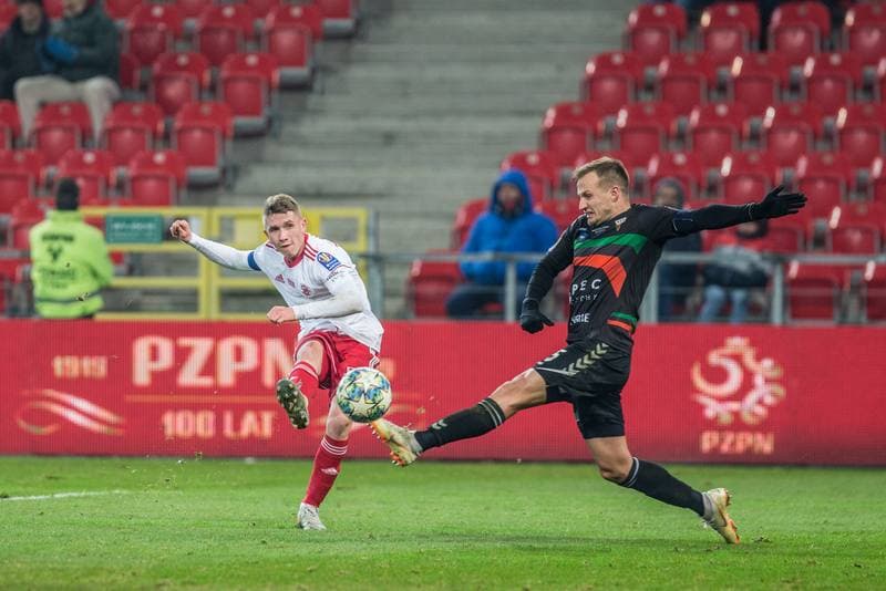Football. Totolotek Puchar Polski. GKS Tychy - LKS Lodz. 04.12.2019