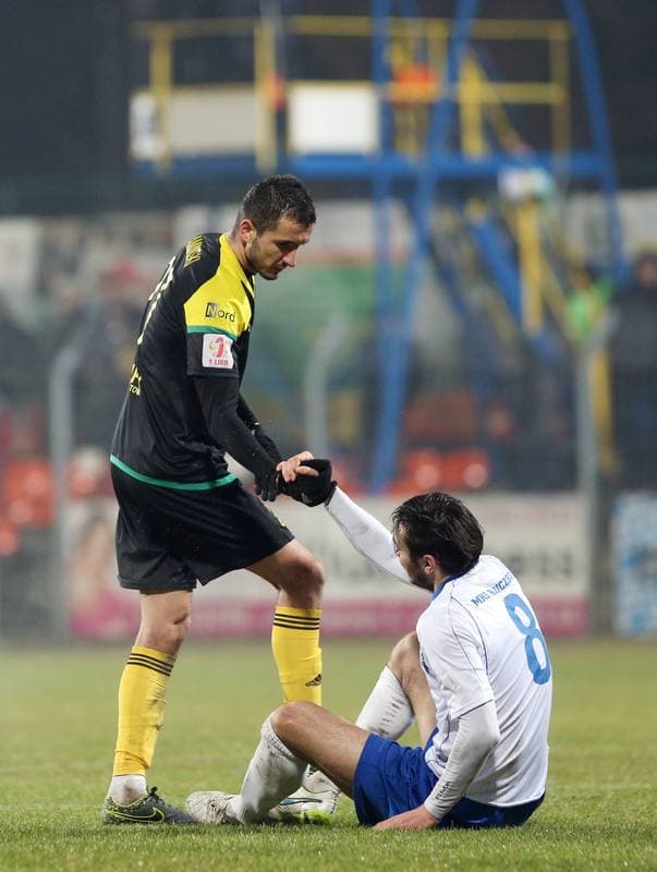 Football. I Liga. MKS Kluczbork - GKS Katowice. 12.03.2016