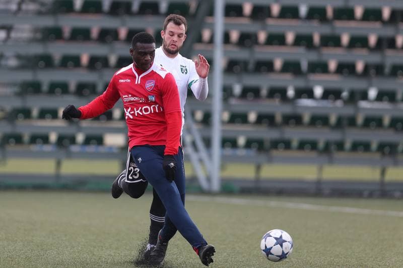 Football. Sparing. MFK Karvina - Rakow Czestochowa. 26.01.2018