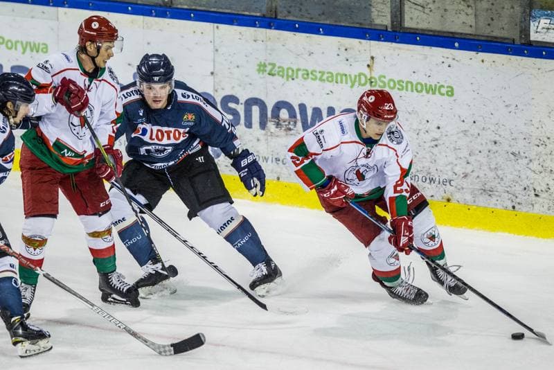 Ice Hockey. Polska Hokej Liga. Zaglebie Sosnowiec - Lotos PKH Gdansk. 22.09.2019