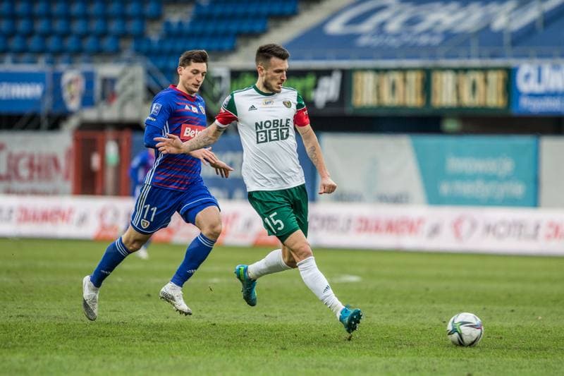 Football. PKO BP Ekstraklasa. Piast Gliwice - Slask Wroclaw. 06.02.2021