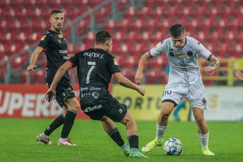 Football. Fortuna I Liga. GKS Tychy - Chrobry Glogow. 16.09.2021