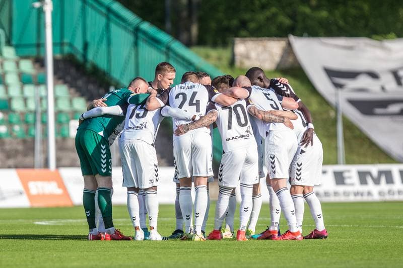 Football. Fortuna I Liga. Zaglebie Sosnowiec - Sandecja Nowy Sacz. 08.05.2022