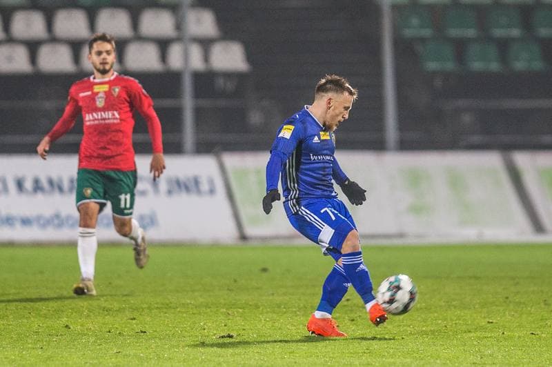 Football. Fortuna I Liga. Zaglebie Sosnowiec - Miedz Legnica. 12.12.2020