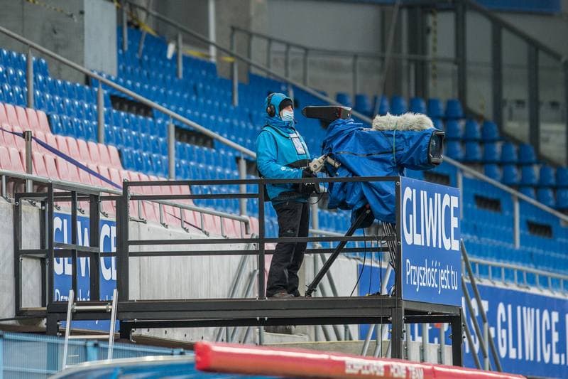 Football. PKO BP Ekstraklasa. Piast Gliwice - Slask Wroclaw. 06.02.2021