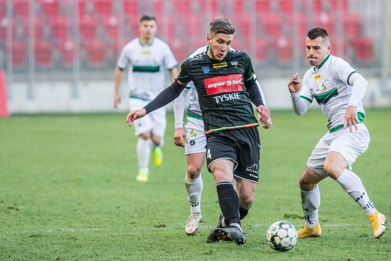 Football. Fortuna I Liga. GKS Tychy - GKS Belchatow. 20.03.2021
