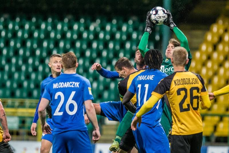 Football. Fortuna I Liga. GKS Katowice - Puszcza Niepolomice. 23.10.2021