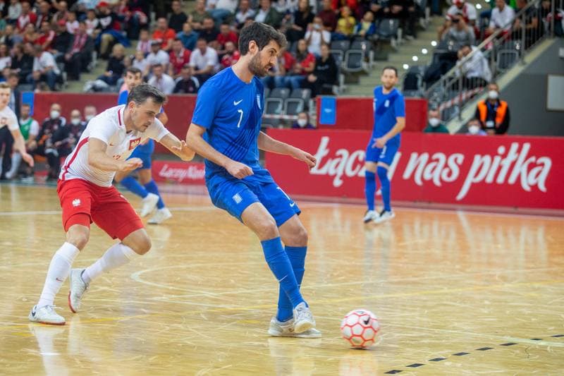 Futsal. World Cup Qualifiers. Poland - Greece. 19.09.2022