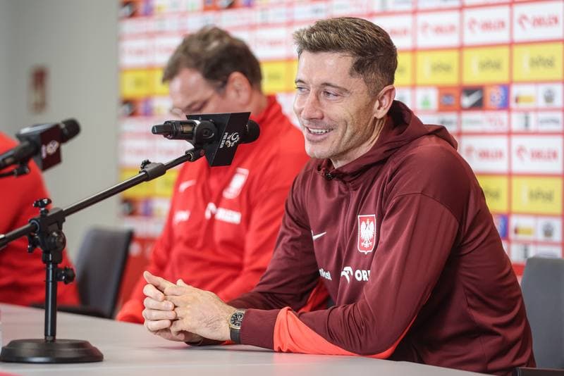 Football. Poland national team. Press Conference. 06.10.2025