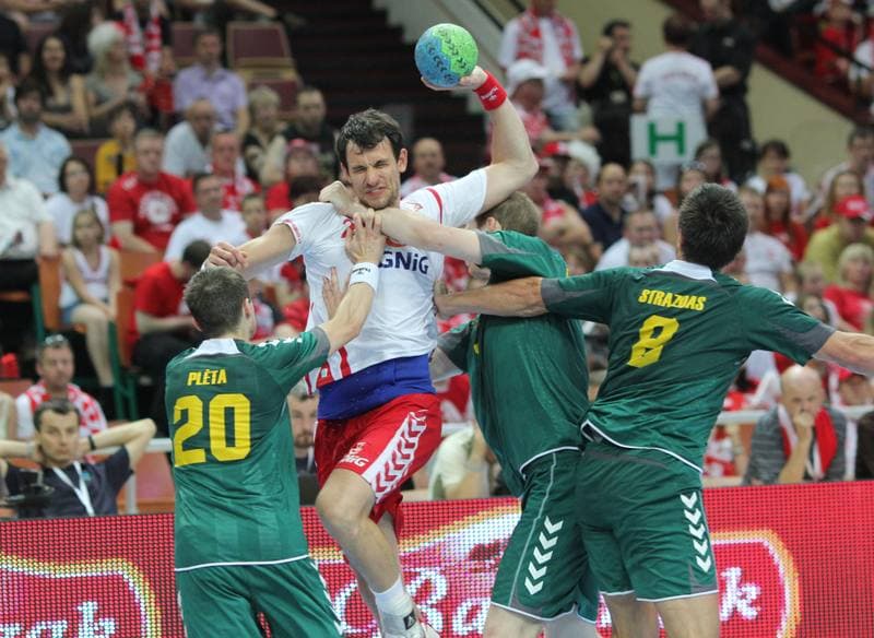 Handball. World Championship Qualifiers. Poland - Lithuania. 17.06.2012