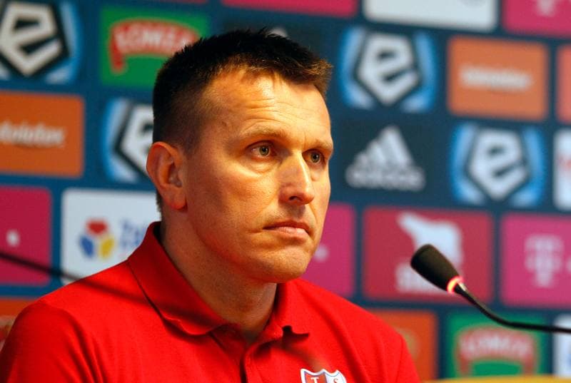 Football. Gornik Zabrze. Press Conference. 11.03.2015